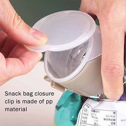 4Pcs Bag Clip with Pour Spout,Bag Clips for Food Storage Sealing Clips,Bag Spout Clips,Seal and Pour Bag Clip,Reusable Plastic Cap Sealer Clips for Food Liquid Snack