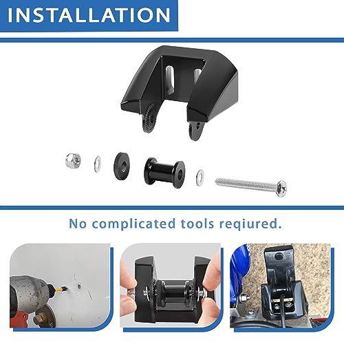 K00-00118-01 Transom Mount Bracket Kit Replacement Kick Up Bracket for Garmin 010-10272-00 Transducer