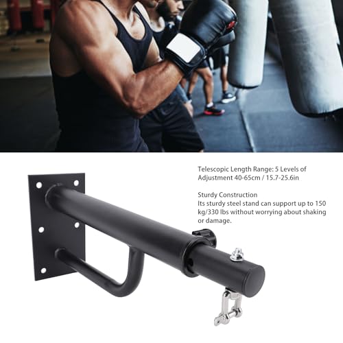 Ejoyous Heavy Bag Hanger, Wall Mount Punching Bag Bracket Adjustable 360° Swivel Boxing Bag Hanging Stand for Home Gym Indoor Outdoor Muay Thai and MMA Training Load up to 300 lbs