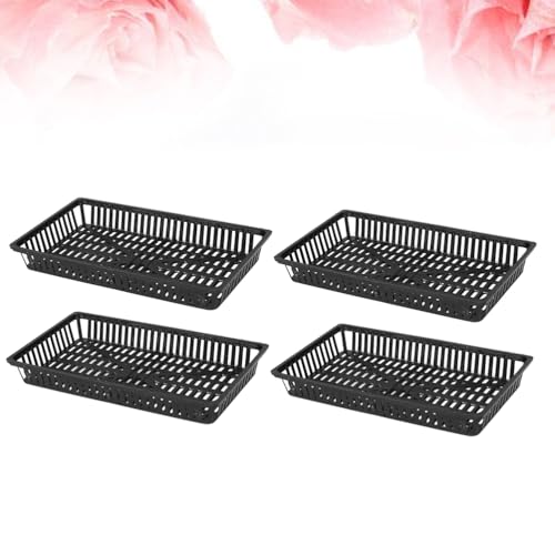 Yardwe 10-Pack Aquarium Planting Baskets Plastic Aquatic Plant Pots with Drainage Holes for Fish Tank Water Grass and Pond Plant Growth
