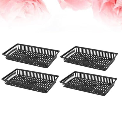 Yardwe 10-Pack Aquarium Planting Baskets Plastic Aquatic Plant Pots with Drainage Holes for Fish Tank Water Grass and Pond Plant Growth