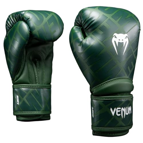 Venum Contender Boxing Gloves - color: Forest Green, size: 16-Ounce, style: Contender 1.5 XT 3D