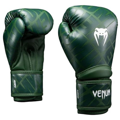 Venum Contender Boxing Gloves - color: Forest Green, size: 16-Ounce, style: Contender 1.5 XT 3D