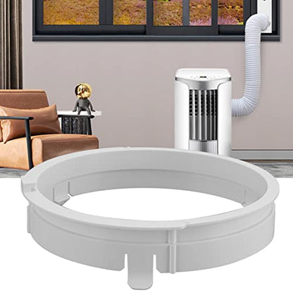 Portable Air Conditioner Exhaust Hose Connector, ABS Adjustable Hose Tube Connector Interface for 1.5P Mobile Air Conditioner KYR 35