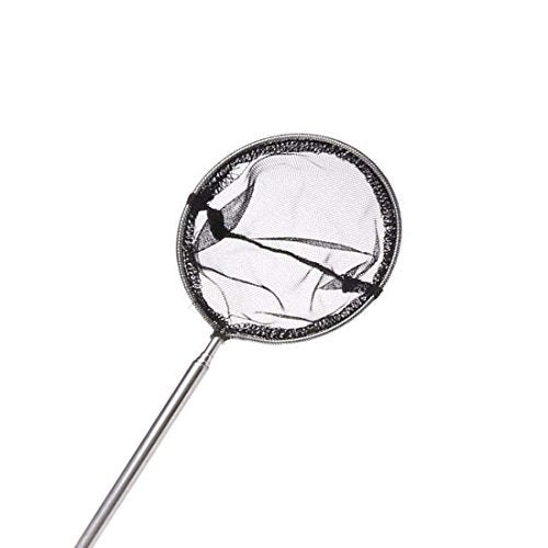 XMHF Self-Provided Small Fish Tank Fishing Net. with Extendable 9.1-20.9In Long Handle Stainless Safe Small Fish Net
