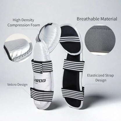 Taekwondo Shin Guards Arm Guard Protector Set for Kickboxing Martial Arts Taekwondo Karate Muay Thai Sparring Combat, Suitable for Youth and Adults