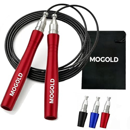 Speed Ropes Jump Rope For Men/Women-Tangle-Free-Self-Locking Screw-Free Design - color: Black