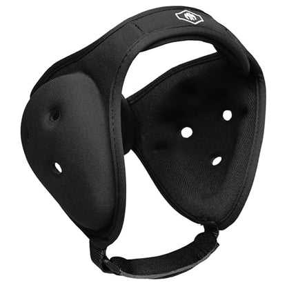 Matman Dynasty Wrestling Headgear & Protective Ear Guards for BJJ & MMA - color: Black, size: Youth