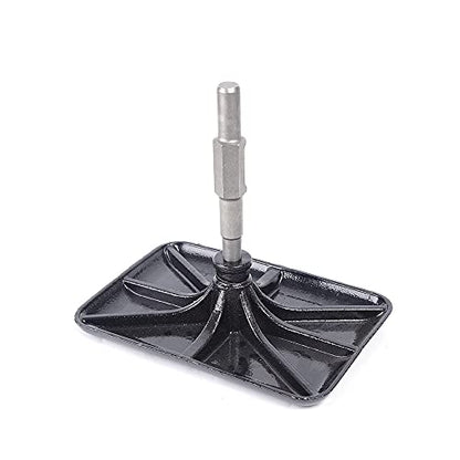 Heavy Duty Tamper Tool, 12.2" x 8.26" Handle Steel Tamper Machine, Detachable Garden Sand Stone Dirt Ground Tamper for Leveling Smoothing Surfaces, Gravel, Asphalt, Driveway