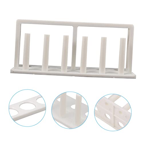 Cylindrical Holder for Test Tube Freshwater Test Kit Aquarium Rack 6 Tube Organizer