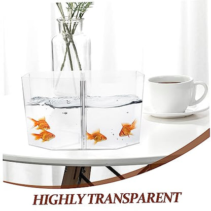 POPETPOP Fish Isolation Breeding Box Transparent Incubation Tank for Small Fish and Shrimp Easy Installation Betta Breeder Enhances Fry Survival Rate