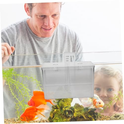 Happyyami Fish Breeding Box Cup Aquarium Divider for Fish Incubation and Acclimation and Enhancing Survival Rates