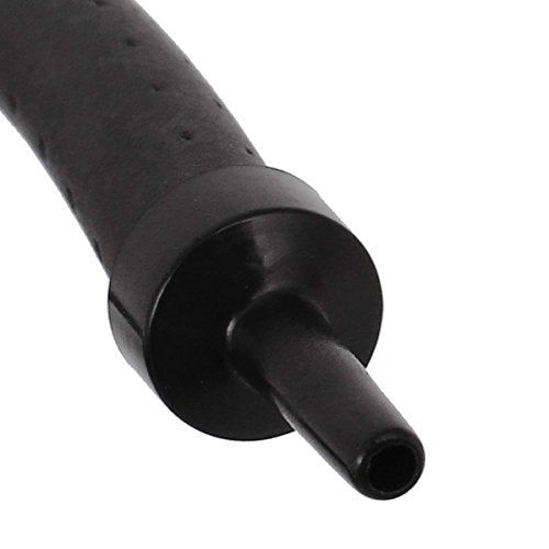 Aquarium Flexible Rubber Wall Air Curtain Bubble Tube for Fish Tank Soft Rubber Tube Hose Oxygen Diffuser Tube 45cm/17.8" Length - size: 45cm, 2pcs