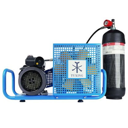 TUXING 4500Psi Pcp Air Compressor,Scuba Tank Air Compressor,High Pressure Diving Compressor for Firefighting Scuba Tank/PCP Rifle/Paintball Air Gun Filling Station