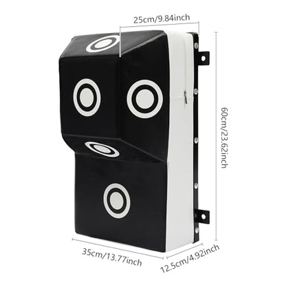 BoxingTraining Punching Target Wall Mount Uppercut Training MMA Training Punching Boxing Training Equipment with Marking Points - size: 12.79lbs