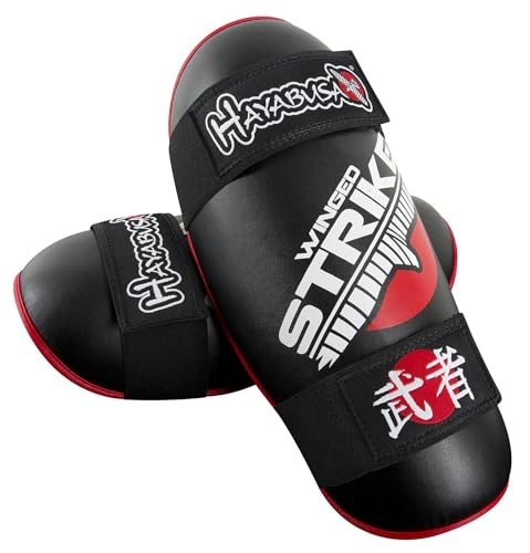 Hayabusa Winged Strike Competition Karate Shin Guards - size: XX-Small