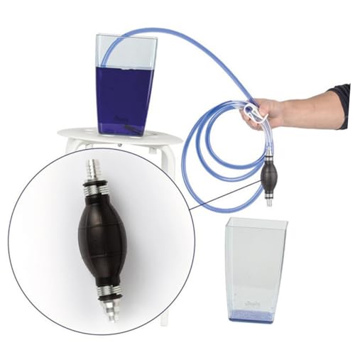 Manual Suction Hose Set for Home and Vehicle, Practical Guide Oil Tube and Water Siphon Pump, Sturdy Suction Hose for Fuel, Aquarium, and Water Transfer