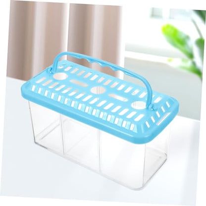 BESPORTBLE Fish Breeding Tank with Compartments Transparent Isolation Box for Tropical Fish Shrimp Detachable for Easy Use Safe Aquarium Breeder Box