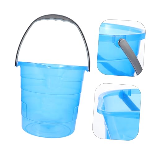 Beaupretty Plastic Water Bucket Handle Portable Multipurpose Storage Container for Home Thickened Plastic for Water Paint Laundry
