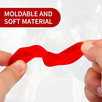 Kathfly 50 Pcs Football Mouth Guards Bulk Sports Mouthpieces - color: Red