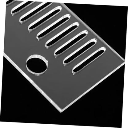 BESPORTBLE Aquarium Overflow Comb Fish Tank Divider Easy Installation Barrier for Interconnected Aquariums Cups