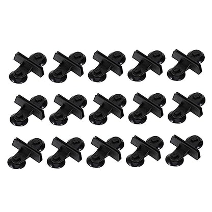 VANZACK 15pcs Plastic Fish Tank Divider Suction Cup Glass Suction Cup Clip for Aquarium Tank