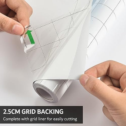 White Total Blackout Window Film, Static Cling Blackout Window Clings, 100% Light Blocking Film, Room Darkening Window Cover for Privacy Day Sleep Sun Blocking 17.3x118 inches - size: 17.3“ x 118" (44x300cm)