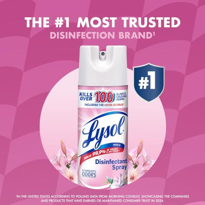 Lysol Disinfectant Spray, Sanitizer, Deodorizer, Morning Breeze, 12.5 oz