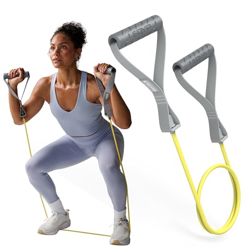 EQYP Power Tube Resistance Bands with Handles – Exercise Bands for Home Workouts - size: 20lb