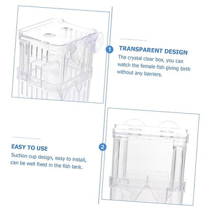 Toddmomy 3pcs Fish Acclimation Box Isolation Boxes for Aquariums Juvenile Fish Separation