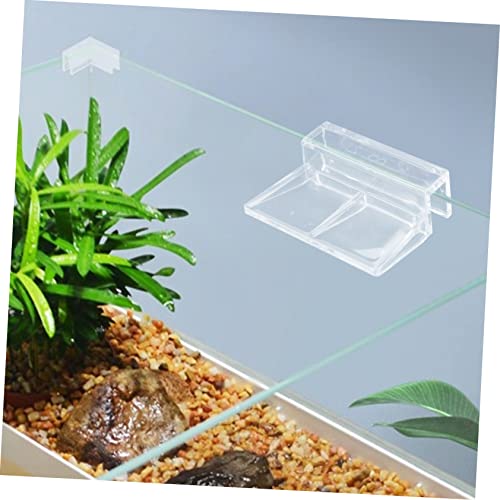 GANAZONO 10pcs Aquarium Cover Supporting Frames Acrylic Fish Tank Cover Holders for Easy Installation and Maintenance Practical Support for Aquariums and Fish Tanks