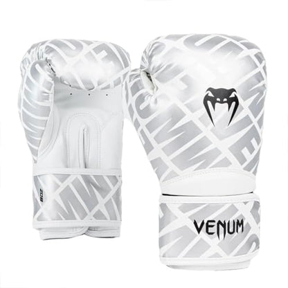 Venum Contender 1.5 XT Kids Boxing Gloves - color: White-Silver, size: 6-Ounce