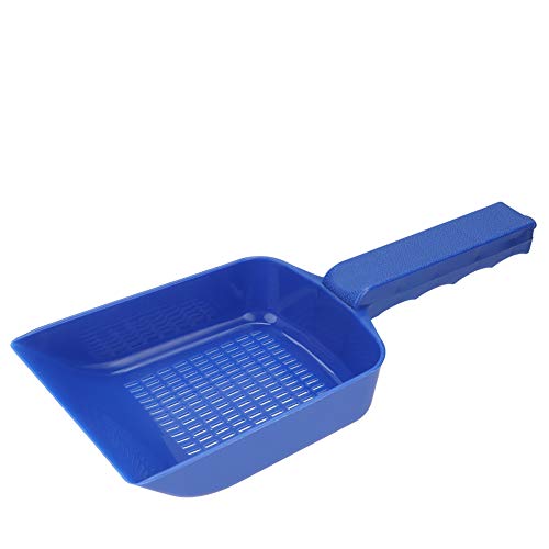 Fydun Aquarium Sand Shovel, ABS Plastic Multifunction Water Leaking Multifunctional Gravel Cleaners Fish Practical Cleaning Tool Scoop Scraper Pan for Garden