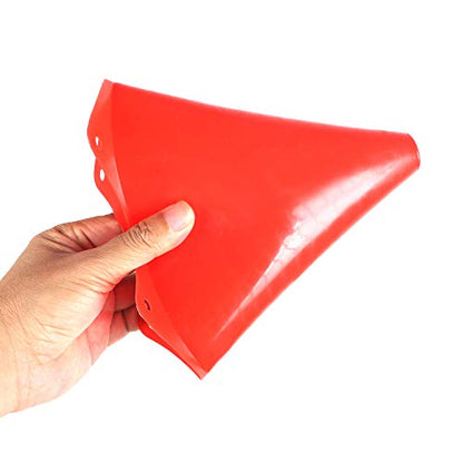 KINJOEK 30 Packs 9 Inch Sports Training Cones, Traffic Cones with Rounded Edges for Safety, Soccer, Football, Basketball Coaching, Agility, Drill Training, Field Marker Cones,Red