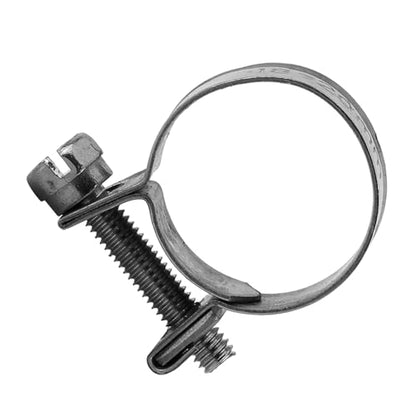 10pcs Stainless Steel Hose Clamps – Adjustable 6-20mm Fuel Line Pipe Clips for Air, Water, Silicone & Fuel Hoses (18-20Mm)