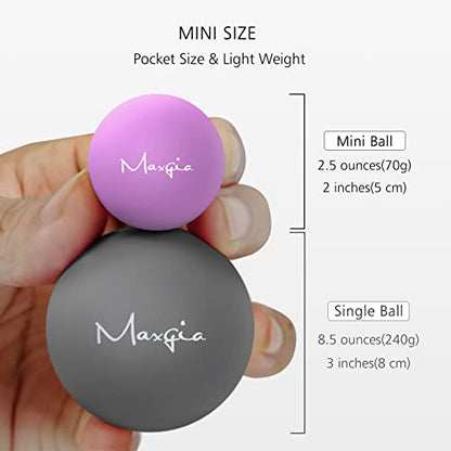2" Mini Massage Ball, 5 Speeds Vibrating Massage Roller Ball for Palm, Hand, Foot, Leg, Neck, Back, Trigger Point Muscle Therapy Ball for Myofascial Release, Plantar Fasciitis Relief, Blue - color: Blue