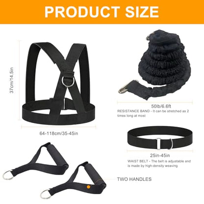 Resistance Bands Set for Speed and Agility, Workout Band Ankle Exercise Bands Legs Ankle Straps