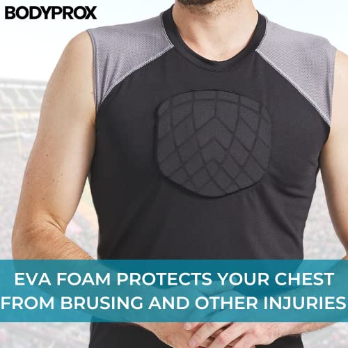 BODYPROX Baseball Chest Protector Shirt - size: Adult-M