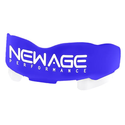 New Age Performance Low Profile Sports Mouthguard, Boost Strength & Balance - color: Blue/White