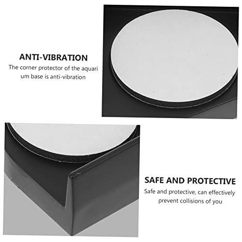 UPKOCH 2sets Thickened Base Corner Protector Pads Durable Collision Guards for Fish Tanks Easy to Install Protective Corner Cushion for Aquariums 4pcs*2