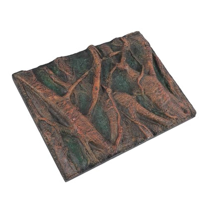 FILFEEL Aquarium Background 3D Effects Safe Foam Fish Wall Art for Tropical Desert Aquariums and Reptile Tanks (H) - size: H