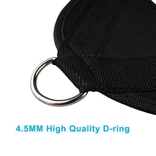 Ab Crunch Harness Cable Attachment Ab Exercise Cable Machine Gym Workout Abdominal Crunch Core Muscle Training Equipment Shoulder Pads