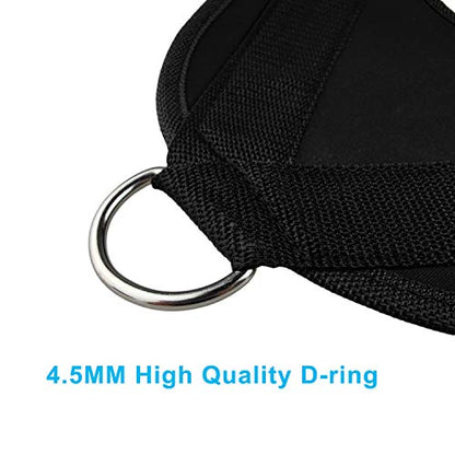 Ab Crunch Harness Cable Attachment Ab Exercise Cable Machine Gym Workout Abdominal Crunch Core Muscle Training Equipment Shoulder Pads