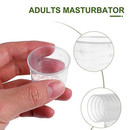 ORFOFE 20pcs Measuring Cups for Reptiles Feeding Bowls Liquid Food and Water Cups for Lizard Portable and Lightweight Accurate Scale for Daily Feeding Needs