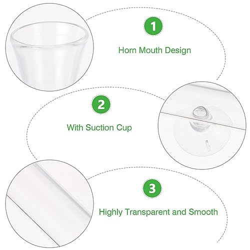 LIOOBO 1set Fish Feeder Transparent Shrimp Device for Fish Tank Multi-Functional Aquarium Supplies Box