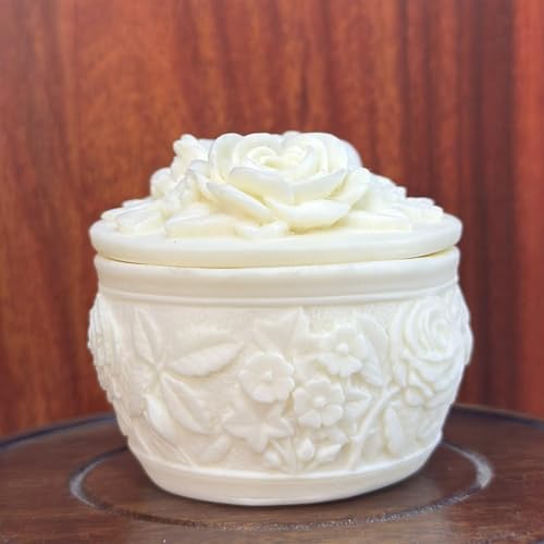Jewelry Storage Tank Flower Jewelry Box Necklace Ring Storage Jar Jewelry Display Box Home Decor Ornaments Storage Container