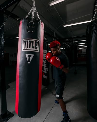 TITLE Boxing Synthetic Leather Heavy Bag (Unfilled)