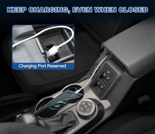 2026 Upgrade Center Console Organizer fit for 2025 2026 Ford Bronco 4 Door - size: Single