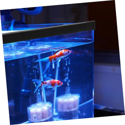 balacoo Edge Protector for Fish Tank Aquarium Safety Trim Strip s Easy Installation Wear-Resistant Material Prevents Fish Escape and Spills Keeps Living Space Tidy - size: 40.00X40.00X2.50CM