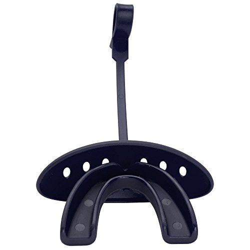 ADAMS USA 3-In-1 Lip Protector Varisty Mouth Guard with Strap - color: Navy Blue